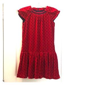 Joules girls velvet Christmas dress